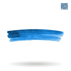 Fototapeta premium Brush stroke and texture. Grunge vector abstract hand - painted element. Underline and border design.