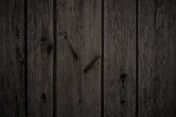 dark wood texture for background. Old wooden boards with knots and scratches.
