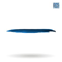 Brush stroke and texture. Grunge vector abstract hand - painted element. Underline and border design.