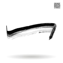 Brush stroke and texture. Grunge vector abstract hand - painted element. Underline and border design.