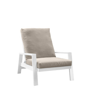 garden armchair on a white background