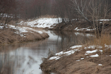 landscape -  spring  river