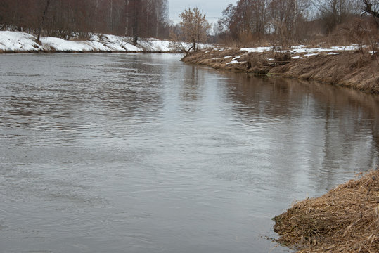 landscape -  spring  river