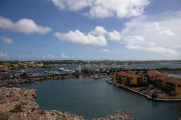 Fototapeta na wymiar Vacation views in Curacao