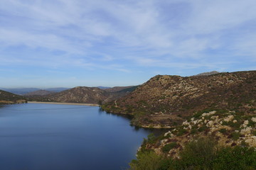 Fototapeta na wymiar Lake Poway in California
