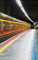 Naklejka premium The fast Subway