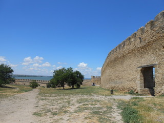 Fototapeta na wymiar Fortress by the sea