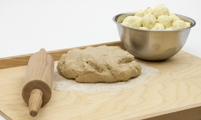 Making dumplings