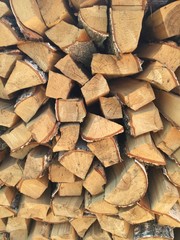 Fototapeta premium piles of wood