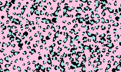 Leopard print design. Animal skin pattern.