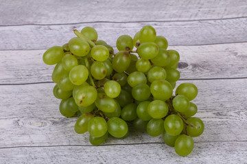 Sweet green grape branch