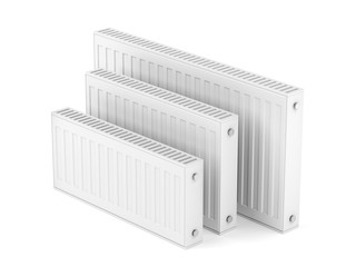 Heating radiators with different sizes