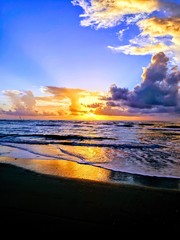 Sunrise at the beach