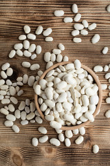 Dried white bean.
