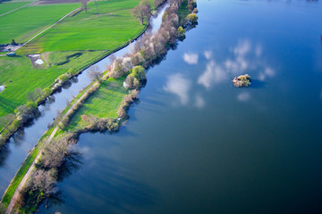 Adolfosee lake in spring