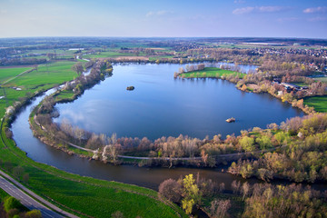 Adolfosee lake in spring