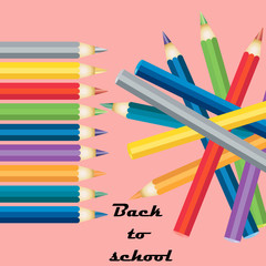 COLORED PENCIL BACK TO SCHOOL