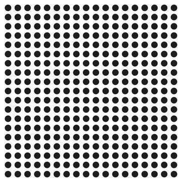 Black and White Dotted Background - Vector