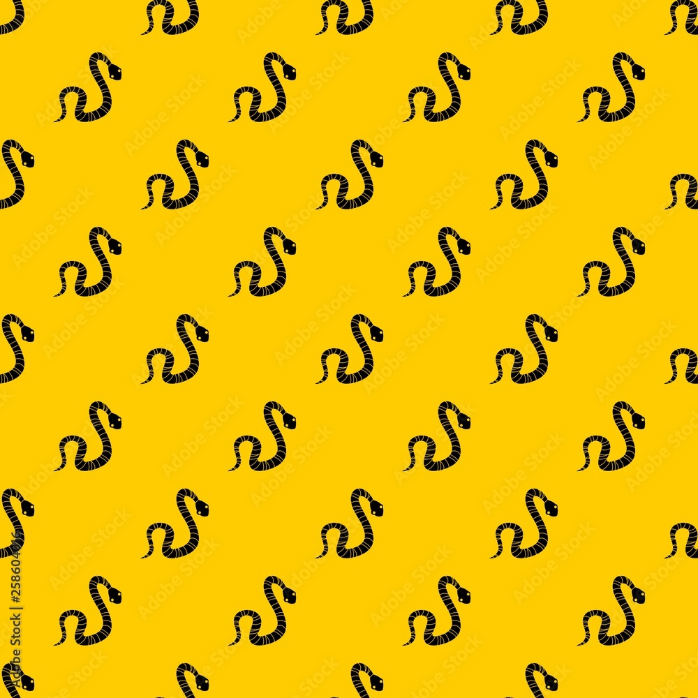 Poster striped snake pattern seamless vector repeat geometric yellow for any design