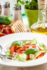 Fresh mediterranean salad.