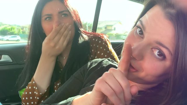 Funny women in car with smelly armpits funny comedy