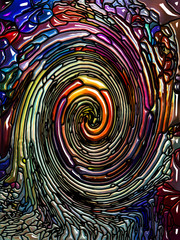 Fototapeta na wymiar Paradigm of Spiral Color