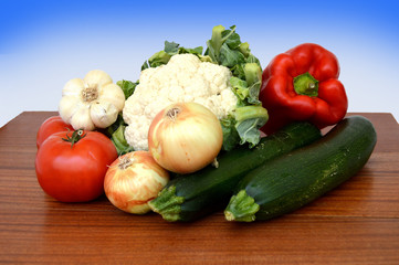 Vegetables full of vitamins