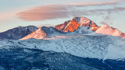 Longs Peak Spring Sunrise