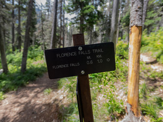Florence Falls Trail Sign