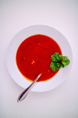 Klassische Tomatensuppe