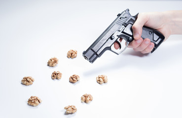 At gunpoint. Life or death. Threat to life and health.