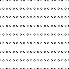 Trendy abstract stripe pattern with hand drawn doodle dots. Cute vector black and white stripe pattern. Seamless monochrome horizontal stripe pattern for fabric, wallpapers, wrapping paper and cards.