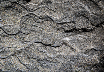 Sand texture from receiding water on a tropical beach