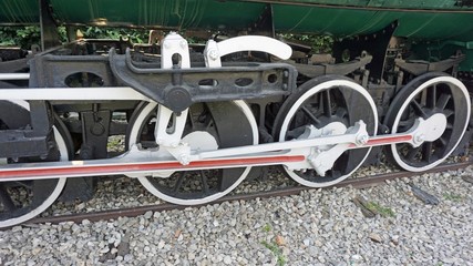 old train in hua hin in thailand