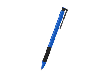 blue ballpoint pen for writing isolated vector image