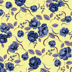 Floral background for textiles.