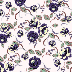 Floral background for textiles.