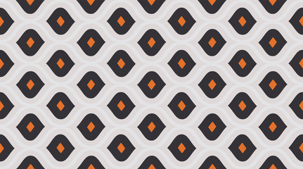 Seamless pattern geometric. Delicate beautiful ornament. Geometric fashion fabric print. 
Seamless vector pattern.