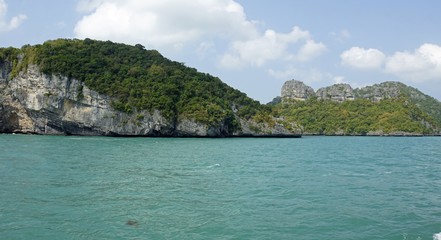 Fototapeta na wymiar Mu Ang Thong Marine National-Park in Thailand