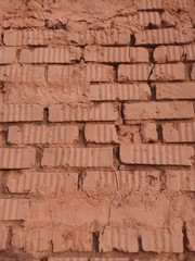 old red brick wall texture background
