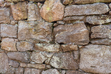 old stone wall of stones