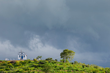 Vista da Capela de Santa Ritade Cássia, no município de Guarani, estado de Minas Gerais, Brasil