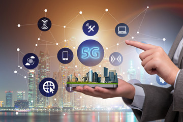 5g concept of internet connection technology