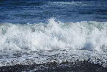 海　波　浜　素材