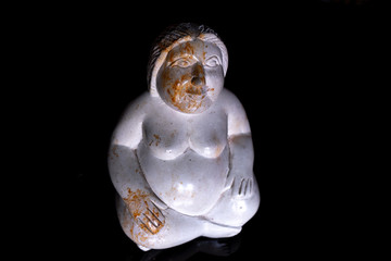 Fat woman sitted sculpture from Managua Nicaragua