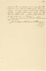 Página 77 do manuscrito “Memória sobre a navegação aérea” (1881), de autoria do inventor brasileiro Júlio Cézar Ribeiro de Souza (1843-1887) 