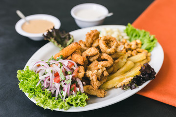 peruvian sauce and garlic sauce