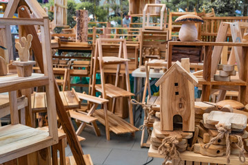 wooden hand made product from Asia