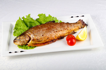 Grilled trout