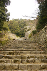 Fototapeta na wymiar 滋賀県安土城跡の景色